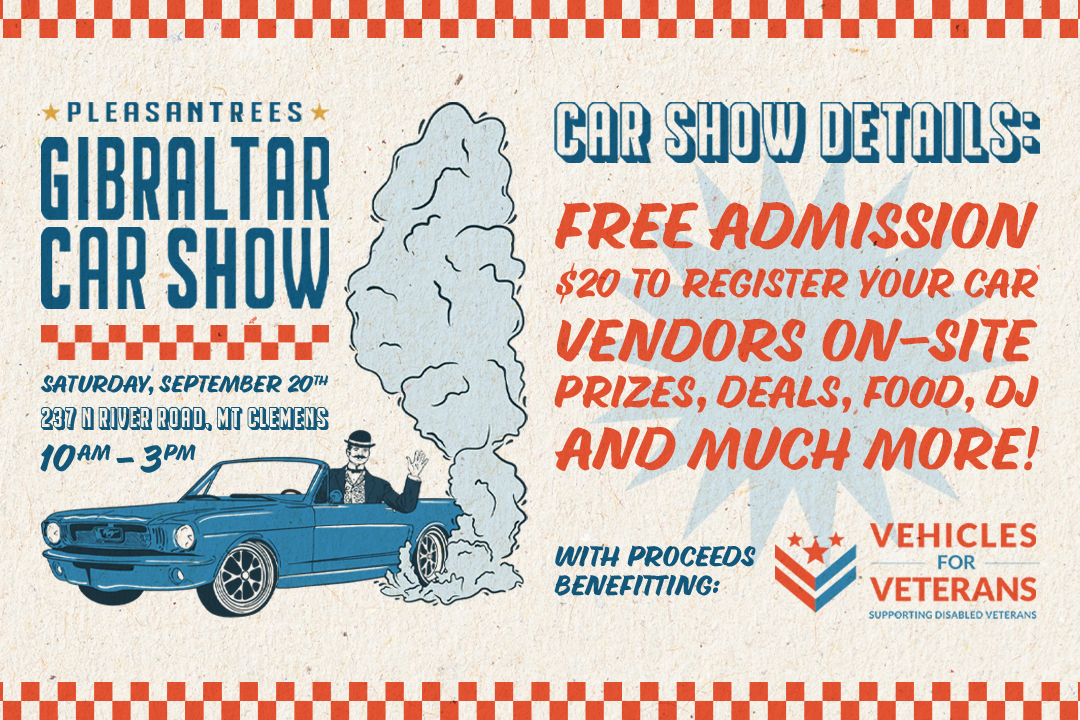 Gear Up for the 2nd Annual Gibraltar Car Show Presented by Pleasantrees