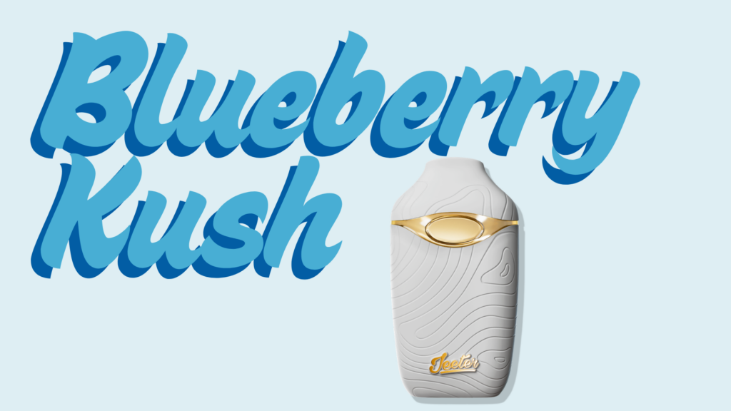 Jeeter 2g disposable vape, Blueberry Kush